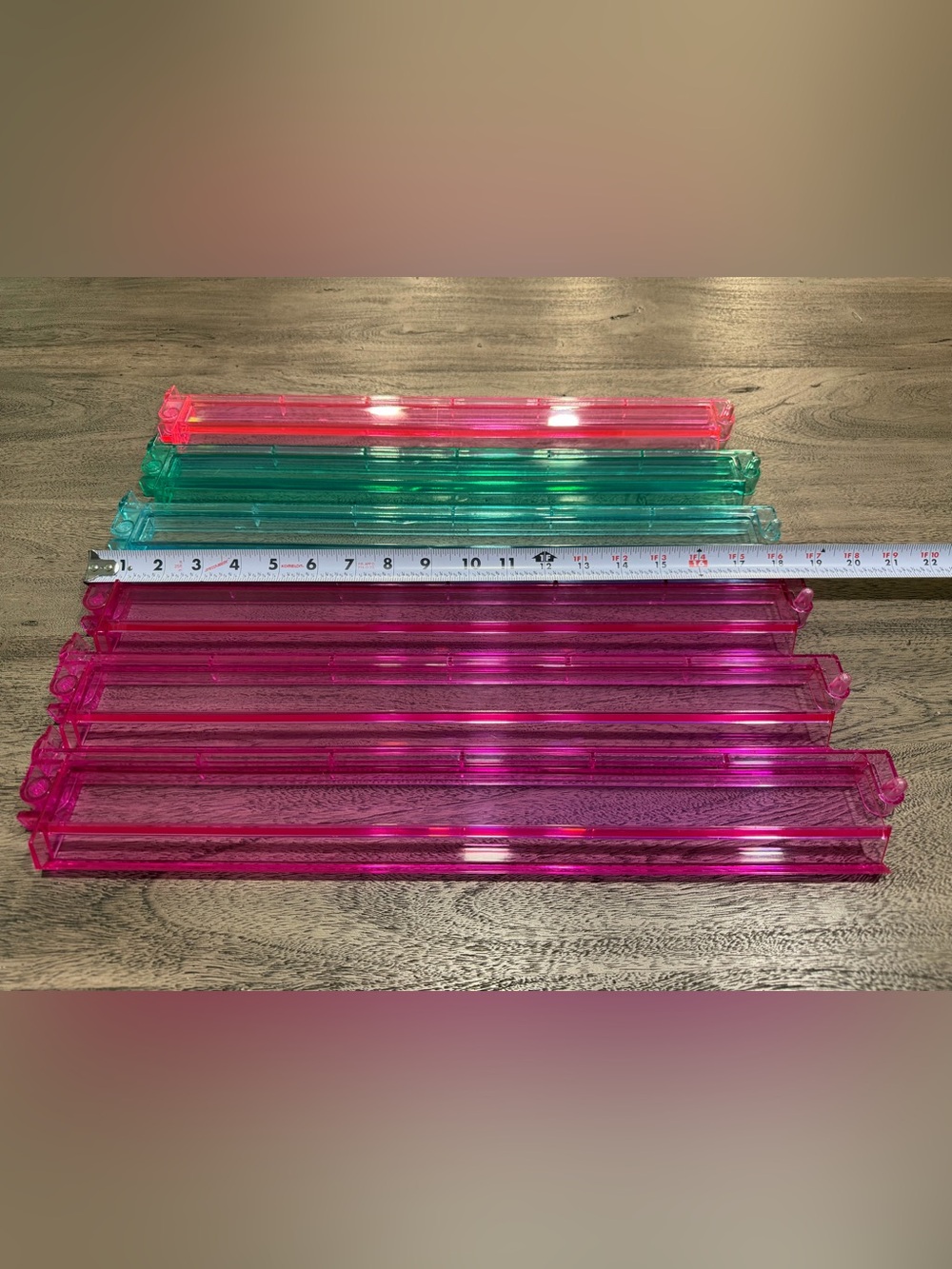 6 - Mahjong racks - assorted colors